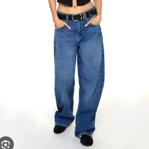 Urban Outfitters BDG Logan Buckle Baggy Barrel Jean